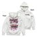 Photo1: Sprightly Fairy Embroidery Zip Hoodie (1)