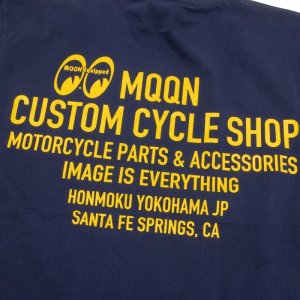 Photo6: MOON Custom Cycle Shop T-shirt
