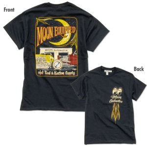 Photo3: MOON Automotive Garage T-shirt
