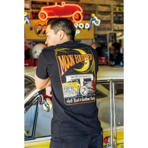 Photo1: MOON Automotive Garage T-shirt