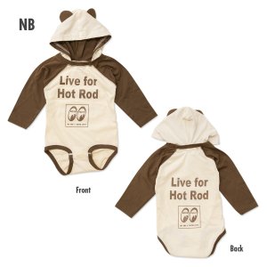 Photo2: Live for Hot Rod Long Sleeve Rompers