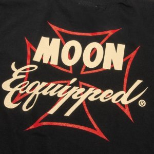 Photo6: MOON Equipped Iron Cross Line Long Sleeve T-shirt