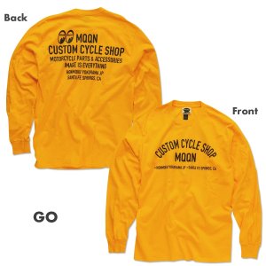 Photo2: MOON Custom Cycle Shop Long Sleeve T-shirt