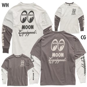 Photo10: MOON Equipped Layered Long Sleeve T-shirt