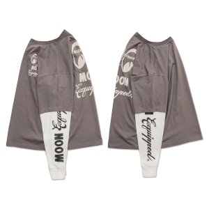 Photo7: MOON Equipped Layered Long Sleeve T-shirt