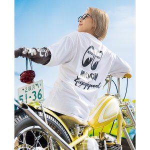 Photo1: MOON Equipped Layered Long Sleeve T-shirt