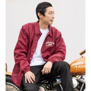 Photo2: MOON Custom Cycle Shop Coach Jacket