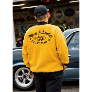 Photo1: MOON Automotive Sweat Varsity Jacket