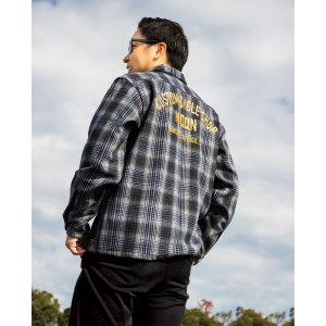 Photo3: 【30%OFF】MOON Custom Cycle Shop Wool Check Shirt