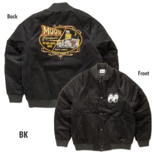 Photo3: MOON Equipped Corduroy Varsity Jacket