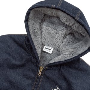Photo12: Iron Cross Denim Hooded Jacket