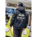 Photo1: Iron Cross Denim Hooded Jacket (1)