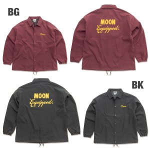 Photo1: MOON Equipped Logo Coach Jacket