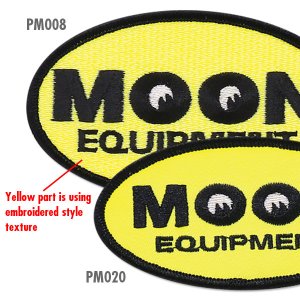 Photo2: MOON Equipment Oval Patch 6 x 10cm