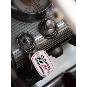 Photo1: MOON Classic Rubber Key Ring