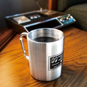 Photo1: MOON Classic Stainless Carabiner Mug