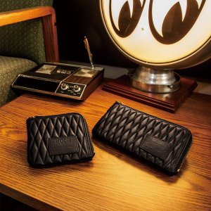 Photo1: MOON Classic Leather Wallet Small