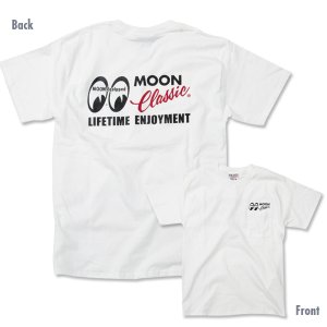 Photo2: MOON Classic Logo T-Shirt with Pocket