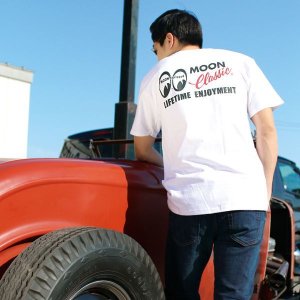 Photo1: MOON Classic Logo T-Shirt with Pocket