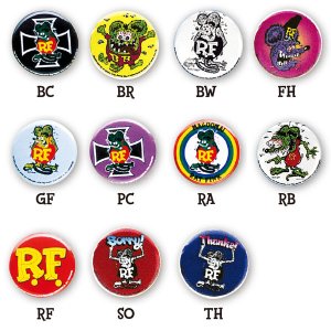 Photo2: Rat Fink Can Badge