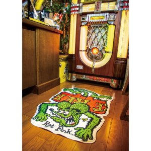 Photo1: Rat Fink Floor Mat