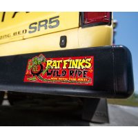 Rat Fink Bumper Sticker Wild Ride
