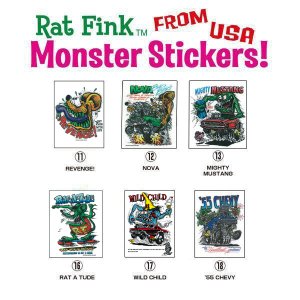 Photo1: Rat Fink Monster Sticker 2