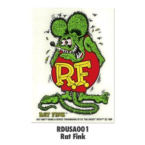 Photo2: Rat Fink Monster Sticker 1