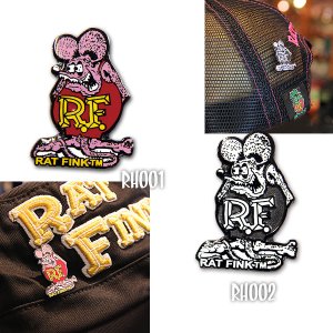 Photo2: Rat Fink Hat Pin Pink
