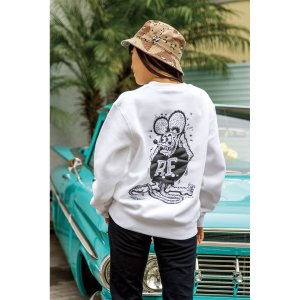 Photo4: Rat Fink Mono Standing Sweatshirt