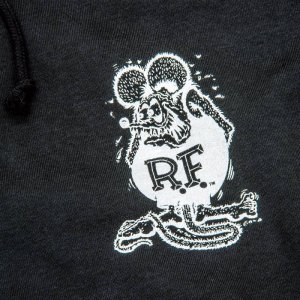 Photo9: Standing Rat Fink Mono Zip Hoodie