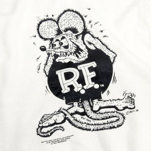 Photo8: Standing Rat Fink Mono Zip Hoodie