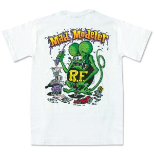 Photo2: Rat Fink Monster T-Shirt "Mad Modeler"