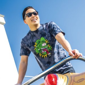 Photo2: 【30%OFF】Rat Fink Sneaking Out Tie-dye T-shirt