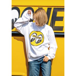 Photo1: MOON Eyeball Sweatshirt