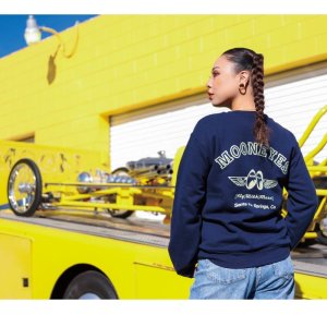 Photo1: Fly with MOON Sweatshirt