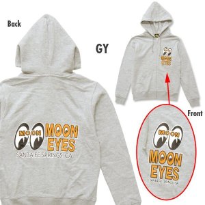 Photo2: MOON Eyeshape Logo Light Zip Parka