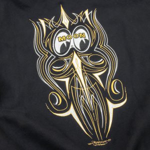 Photo8: Pinstripe Embroidery Pullover Hoodie