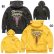 Photo6: Pinstripe Fly with MOON Emb. Zip Hoodie (6)