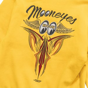 Photo10: Pinstripe Fly with MOON Emb. Zip Hoodie