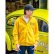 Photo5: Pinstripe Fly with MOON Emb. Zip Hoodie (5)
