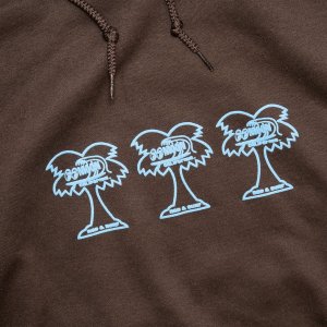 Photo6: MOON Palm Tree Pullover Hoodie