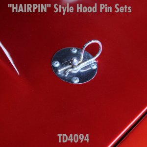 Photo3: "HAIRPIN" Style Hood Pin Sets