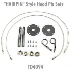 Photo1: "HAIRPIN" Style Hood Pin Sets