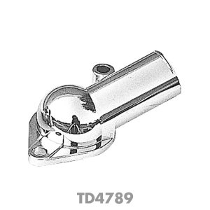 Photo1: Chrome Water Neck - CHEVY Late V8