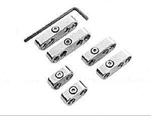 Photo1: Chrome Pro Style Separator Set