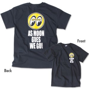 Photo1: As MOON Goes We Go T-Shirt