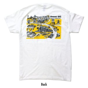 Photo3: MOON Honmoku Map T-shirt