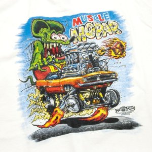 Photo7: Rat Fink x MOONEYES Muscle Mopar T-shirt