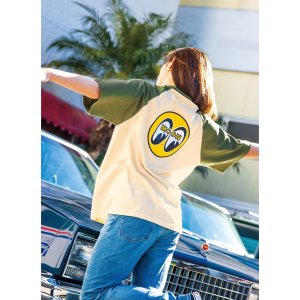 Photo2: MOON Eyeball Raglan Shirt
